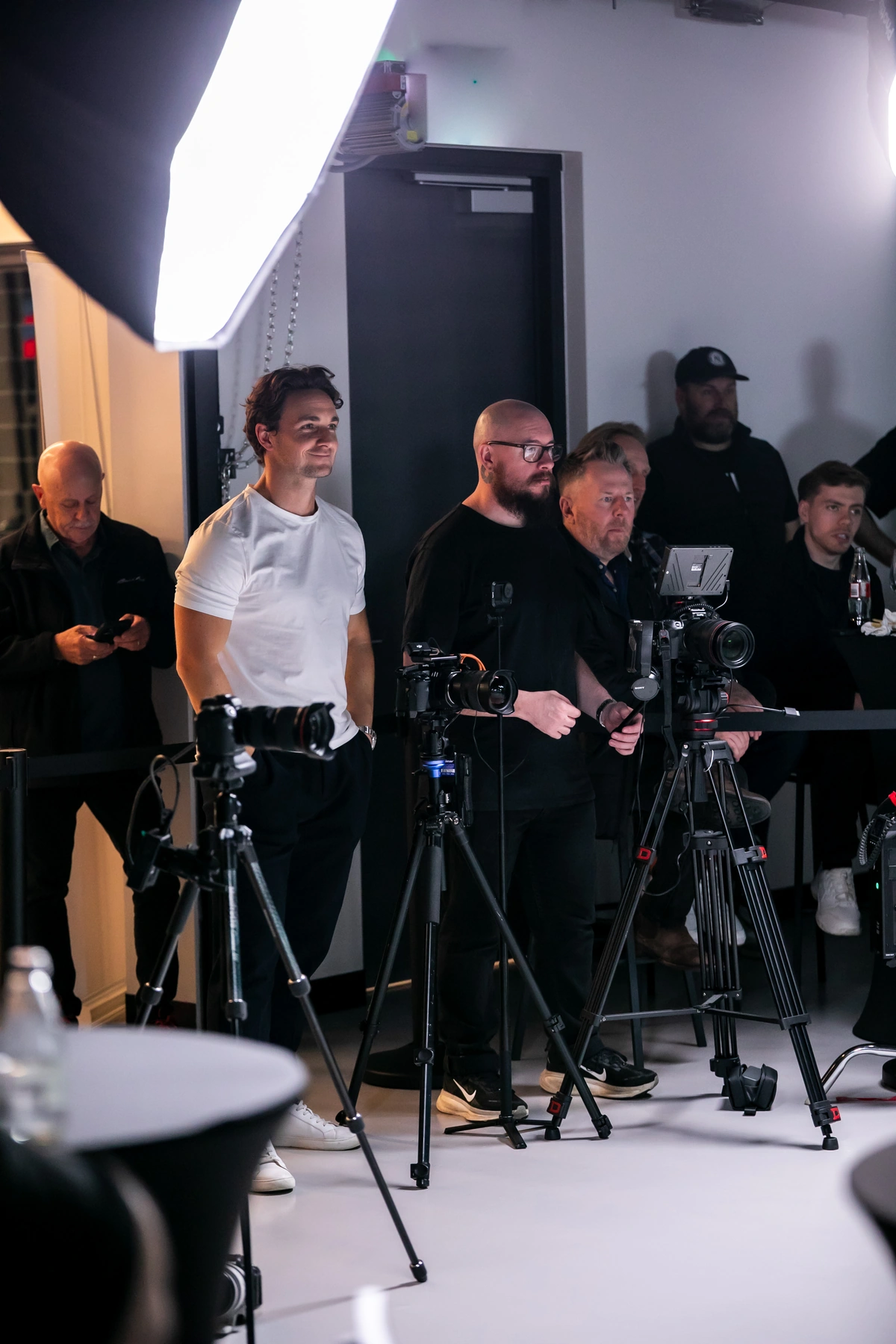 Chrome Temple behind the scenes with Seb and the camera production crew