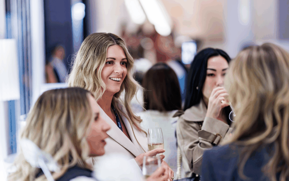 Juvae event networking and panel discussion photography